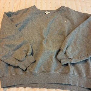 Cozy Gray For Love and Lemons Crewneck Sweatshirt